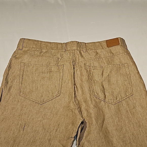 Peter Millar mens size 34 pants brown light weight - Picture 5 of 7